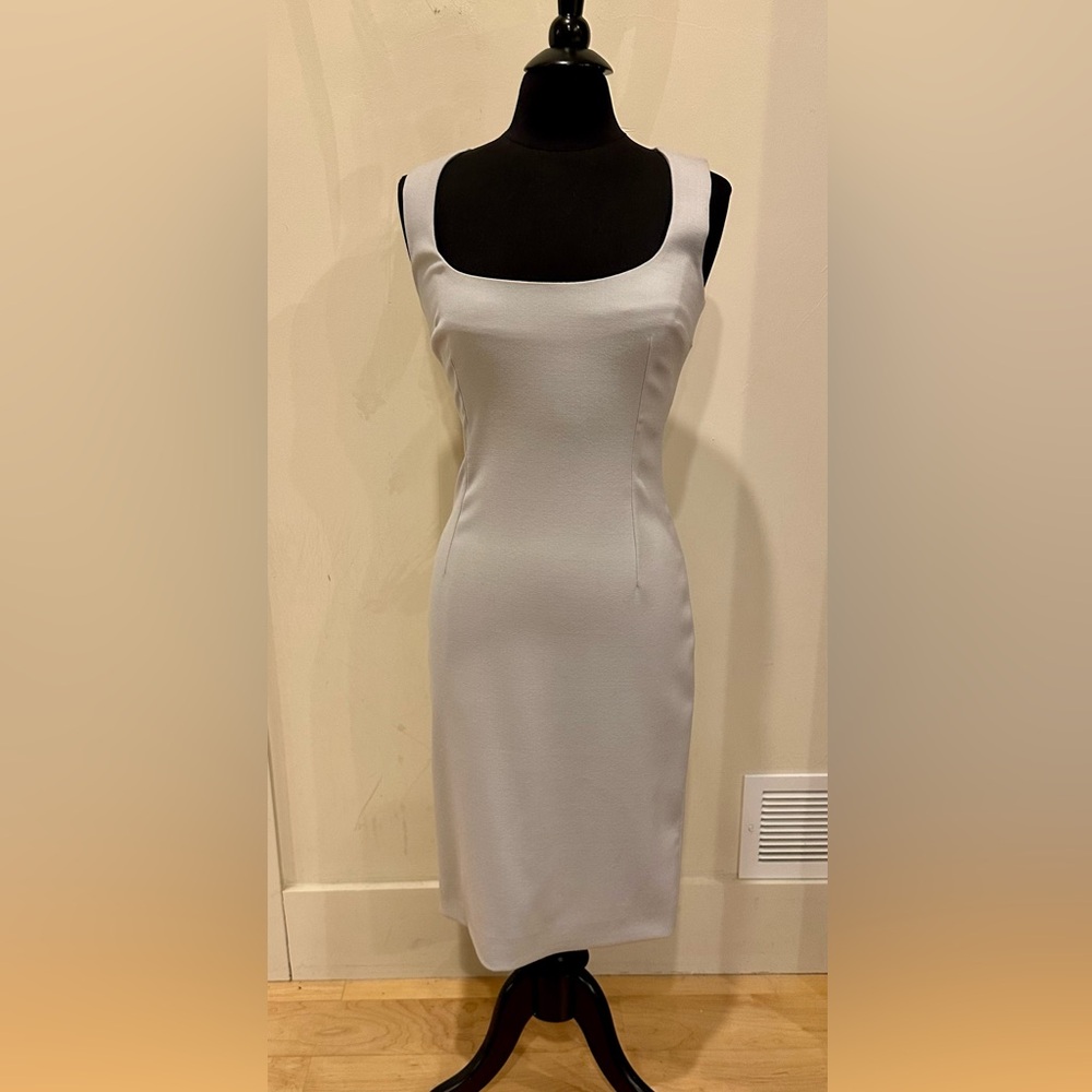 Dolce & Gabbana Grey Sheath Dress